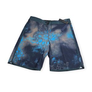 Depactus Head High Board Shorts Blue BSK Surf Beach *Choose your Size* BNWT